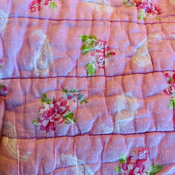 Pottery Barn Kids Bedding Pottery Barn Kids Twin Quilt Pink Floral